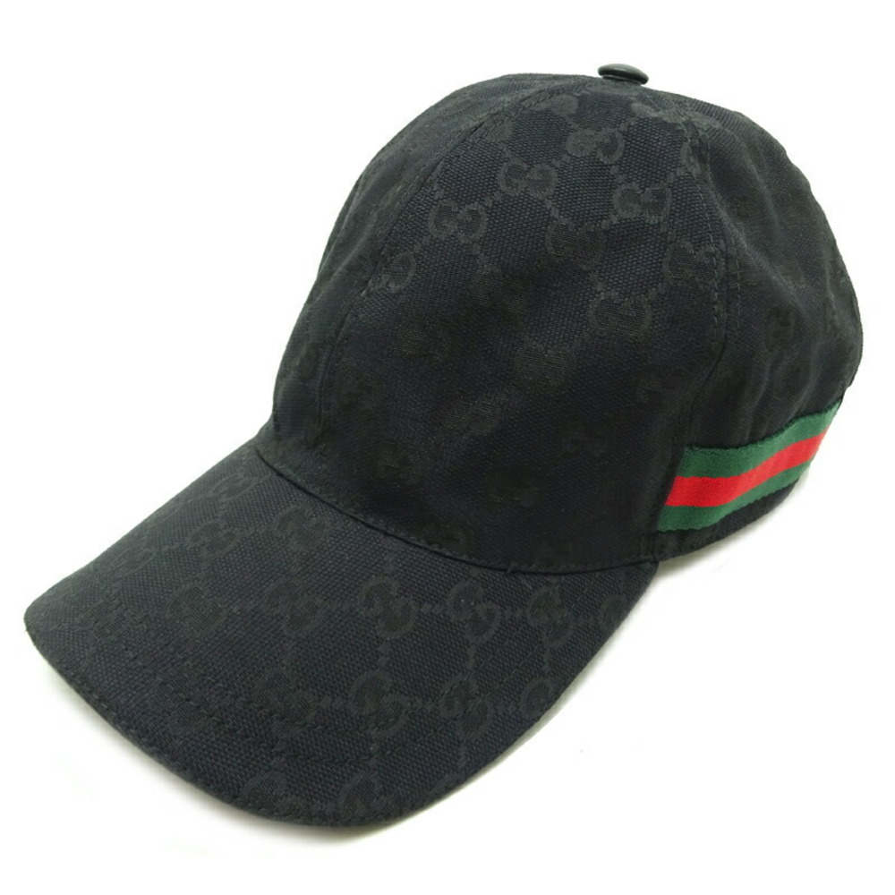 Gucci M Cap Gg Canvas Black - Gem